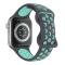 ColorPop Sportarmband Dual-Color Apple Watch 41/40/38 mm (M/L) Grå/Teal - Teknikhallen.se