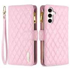 BINFEN BINFEN Galaxy S24 FE Fodral Diamond Multifunktionell Rosa - Teknikhallen.se