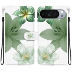  Google Pixel 11 Pro XL Fodral Med Tryck Blommor Gr&ouml;n - Teknikhallen.se