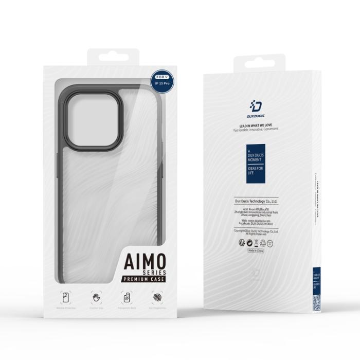 Bild 6, DUX DUCIS DUX DUCIS iPhone 15 Pro Skal Aimo Series Svart - Teknikhallen.se