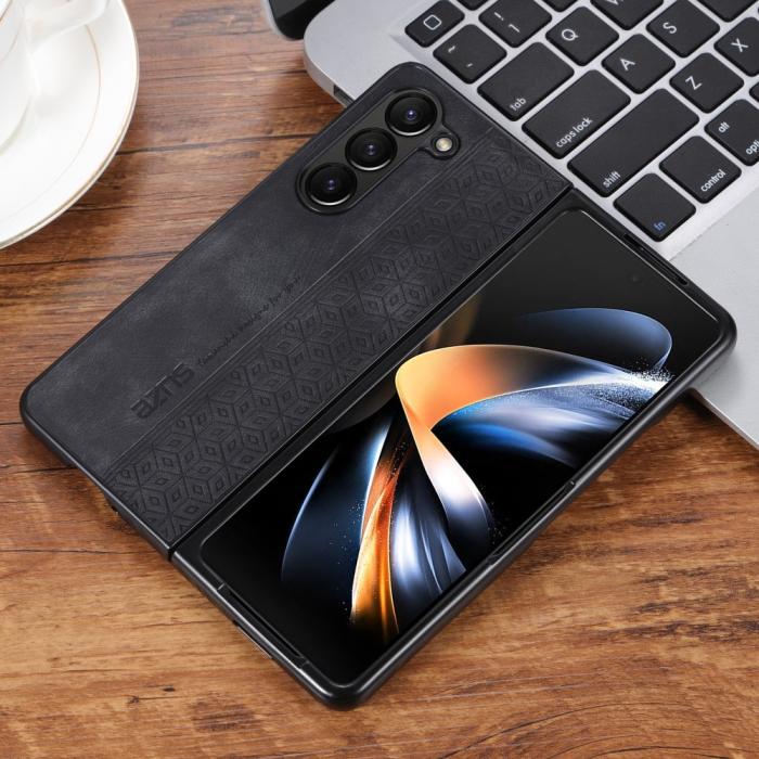 Bild 4, AZNS AZNS Galaxy Z Fold 5 Fodral Med Tryck Svart - Teknikhallen.se