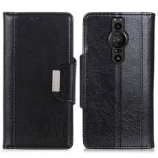  Sony Xperia Pro-I Fodral Pl&aring;nbok Svart - Teknikhallen.se