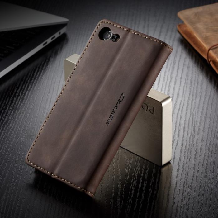 Bild 6, CASEME iPhone 7/8/SE (2020/2022) - CASEME Retro Fodral - Brun - Teknikhallen.se