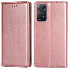  Xiaomi Redmi Note 11 Pro 5G Fodral Vintage Flip Ros&eacute;guld - Teknikhallen.se