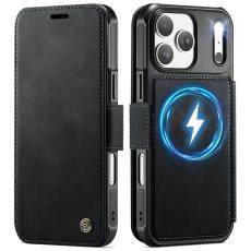 CASEME CASEME iPhone 17 Pro Max Skal RFID Pl&aring;nbok Svart - Teknikhallen.se