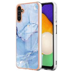  Samsung Galaxy A34 5G Skal Marmor TPU Bl&aring; - Teknikhallen.se