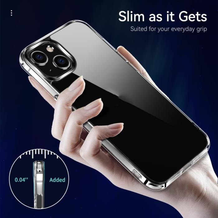 Bild 2,  iPhone 14 Plus Skal Shockproof Hybrid Transparent - Teknikhallen.se