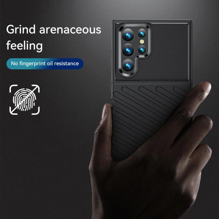 Bild 3,  Samsung Galaxy S22 Ultra Skal Twill Textur Svart - Teknikhallen.se