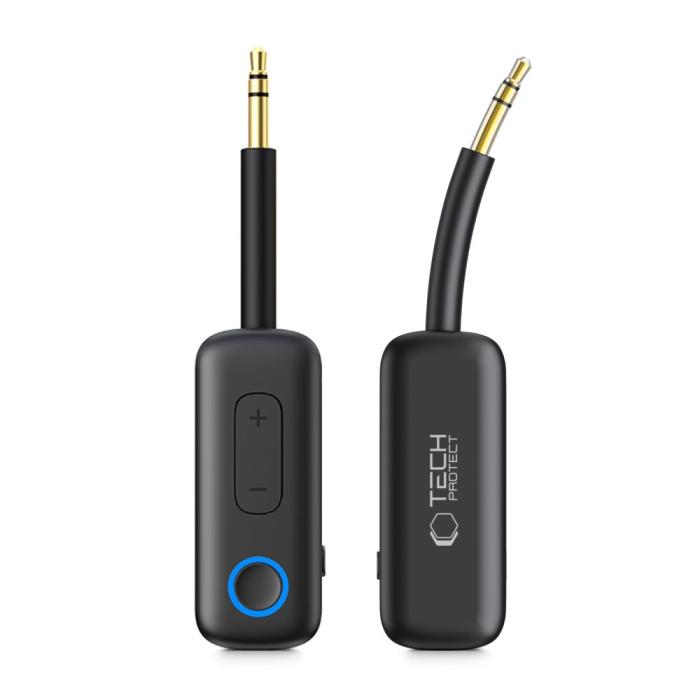 Bild 2, Tech-Protect Tech-Protect Bluetooth AUX Ljudadapter UltraBoost Svart - Teknikhallen.se