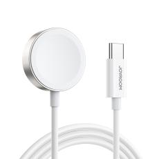 JOYROOM Joyroom Apple Watch Tr&aring;dl&ouml;s Induktion Laddare 1.2m USB-C Vit - Teknikhallen.se