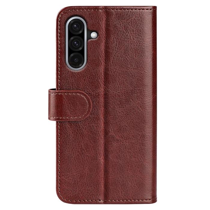 Bild 6,  Samsung Galaxy A36 5G/A56 5G Fodral Crazy Horse Läder Brun - Teknikhallen.se