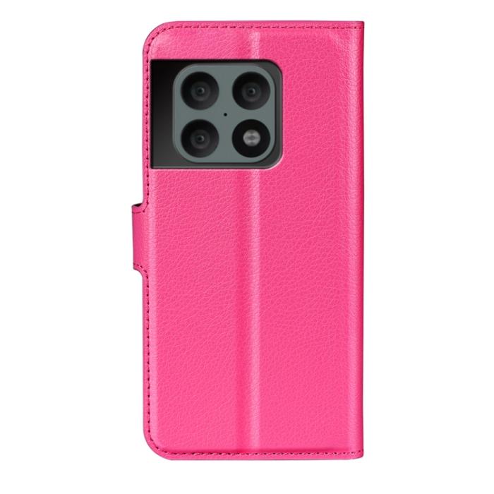 Bild 3,  OnePlus 10 Pro 5G Fodral Litchi Textur Rosa - Teknikhallen.se