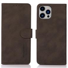 KHAZNEH KHAZNEH iPhone 16 Pro Fodral Matt L&auml;der Brun - Teknikhallen.se