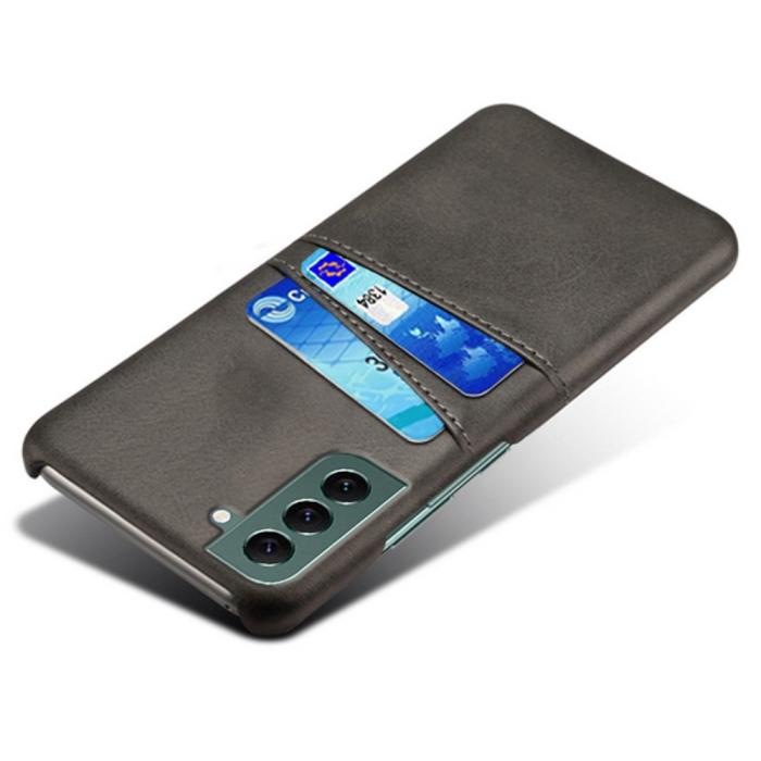 Bild 3,  Samsung Galaxy S24 Läderbelagt Skal Med Kortfack Svart - Teknikhallen.se