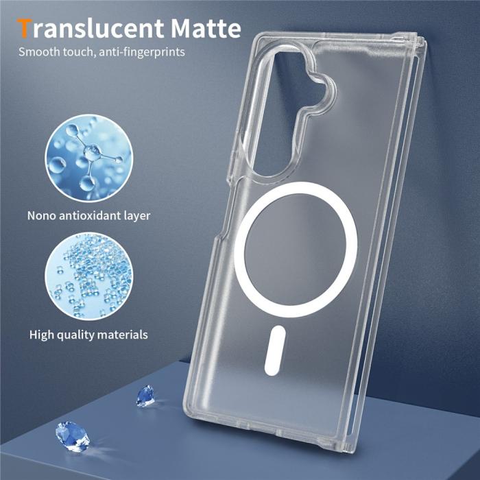 Bild 4,  Samsung Galaxy Z Fold 8 Ultra Skal MagSafe TPU Transparent - Teknikhallen.se