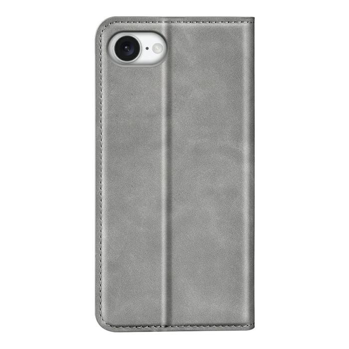 Bild 6,  iPhone 17e / 16e Fodral Flip Skin Touch Grå - Teknikhallen.se