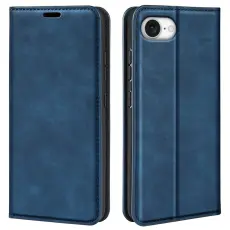  iPhone 17e / 16e Fodral Flip Skin Touch Bl&aring; - Teknikhallen.se