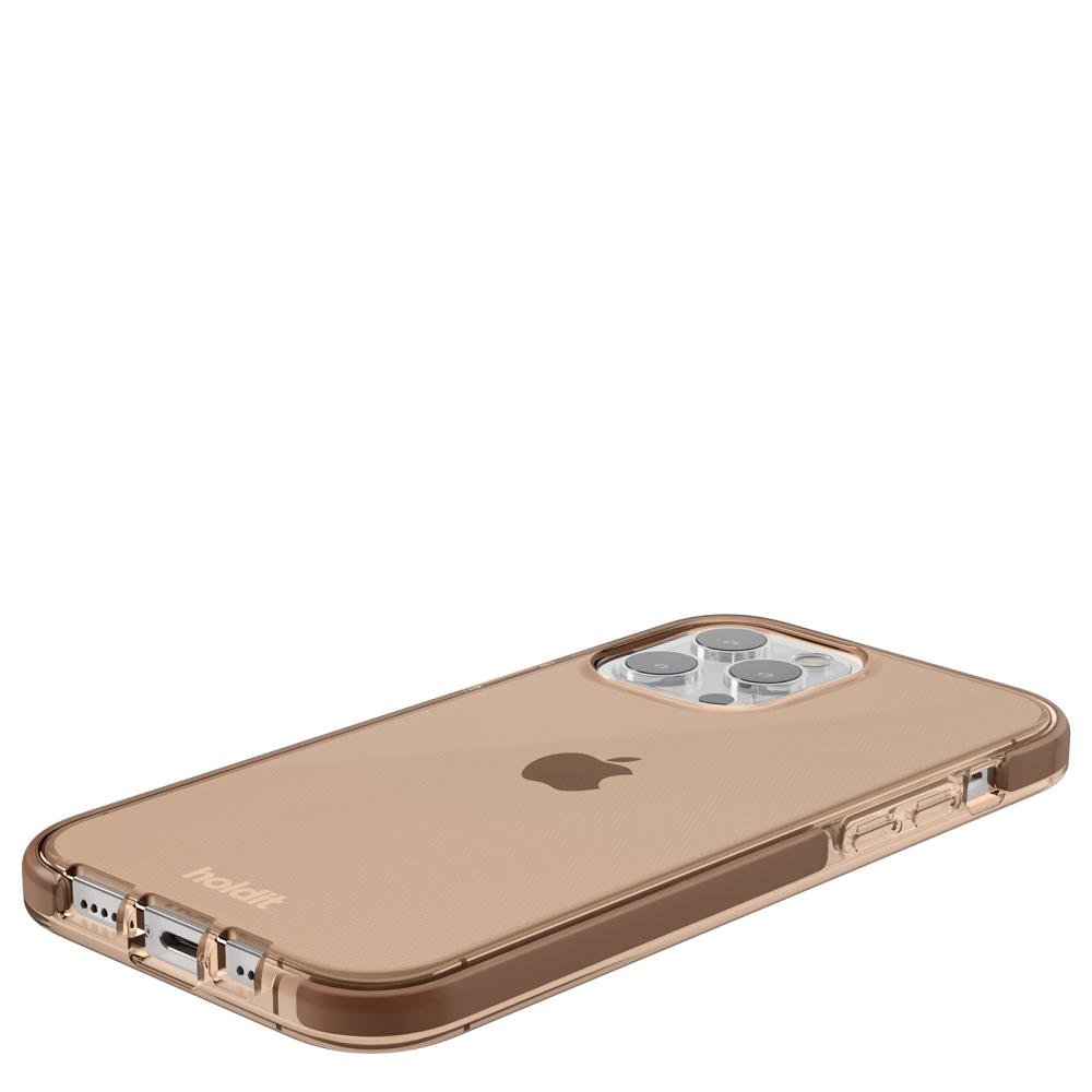 holdit holdit iPhone 13 Pro Skal Seethru Dark Brown - Teknikhallen.se