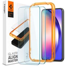 Spigen Spigen Galaxy A54 5G 2-PACK Sk&auml;rmskydd ALM Glas.tR - Teknikhallen.se