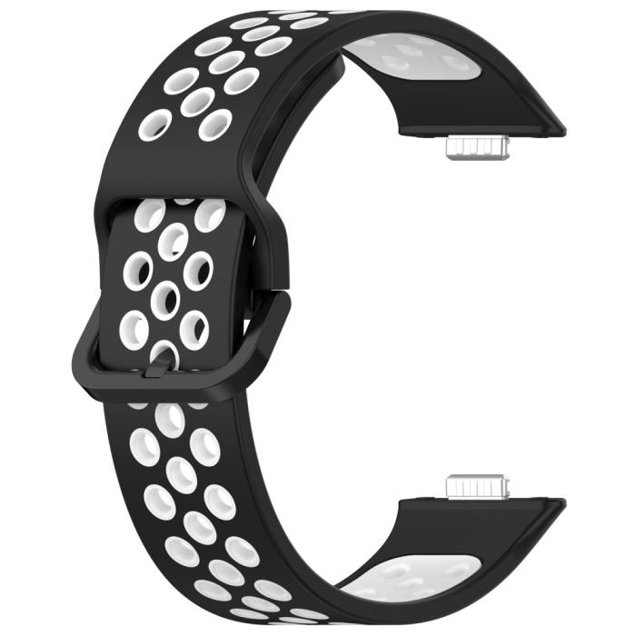 Bild 2,  Huawei Watch Fit 3 Sportarmband Dual-Color Svart/Vit - Teknikhallen.se