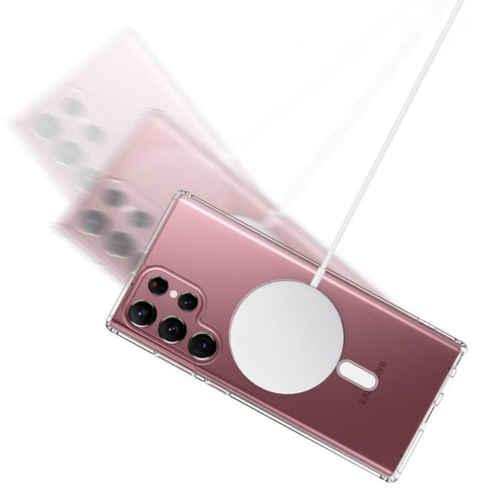 Bild 3,  Samsung Galaxy S24 Ultra Skal MagSafe Shockproof TPU - Teknikhallen.se