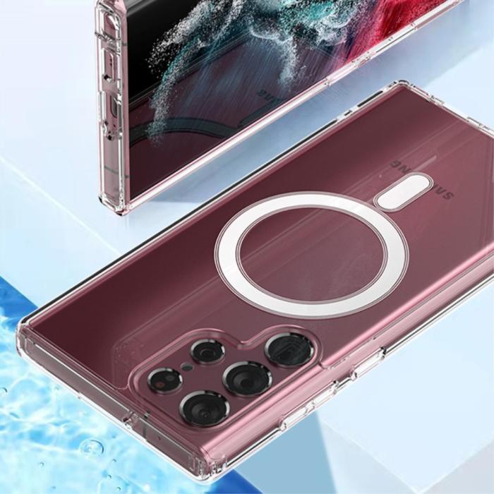 Bild 6,  Samsung Galaxy S24 Ultra Skal MagSafe Shockproof TPU - Teknikhallen.se