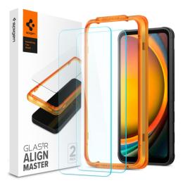 Spigen Spigen Galaxy Xcover 7 2-PACK Skärmskydd ALM Glas.tR - Teknikhallen.se