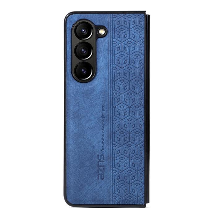 Bild 2, AZNS AZNS Galaxy Z Fold 5 Fodral Med Tryck Blå - Teknikhallen.se