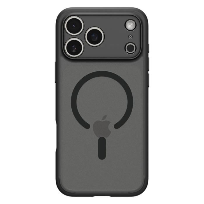 Bild 2, Spigen Spigen iPhone 17 Pro Max Skal MagSafe Ultra Hybrid Frostad Svart - Teknikhallen.se