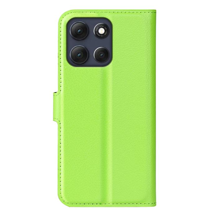 Bild 3,  Motorola Moto G86 5G Fodral Litchi Läder Grön - Teknikhallen.se