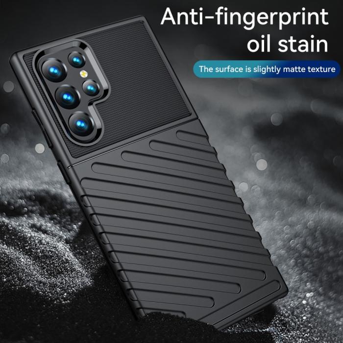 Bild 5,  Samsung Galaxy S22 Ultra Skal Twill Textur Svart - Teknikhallen.se