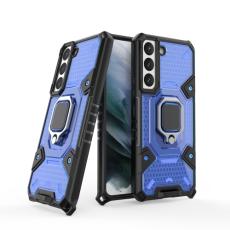  Samsung Galaxy S22 Skal Ring Shockproof Hybrid Bl&aring; - Teknikhallen.se