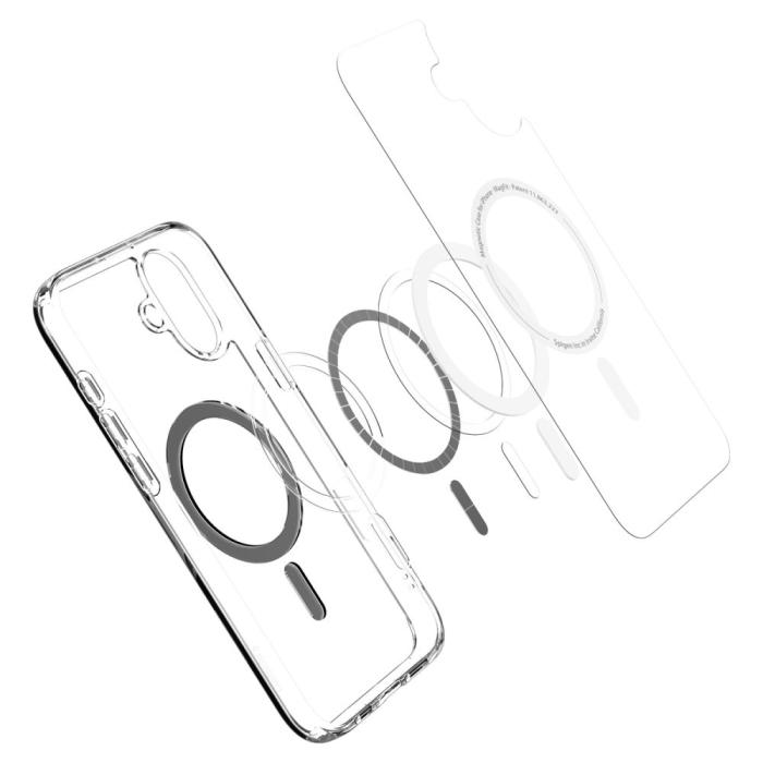 Bild 5, Spigen Spigen iPhone 16 Skal MagSafe Ultra Hybrid Svart - Teknikhallen.se