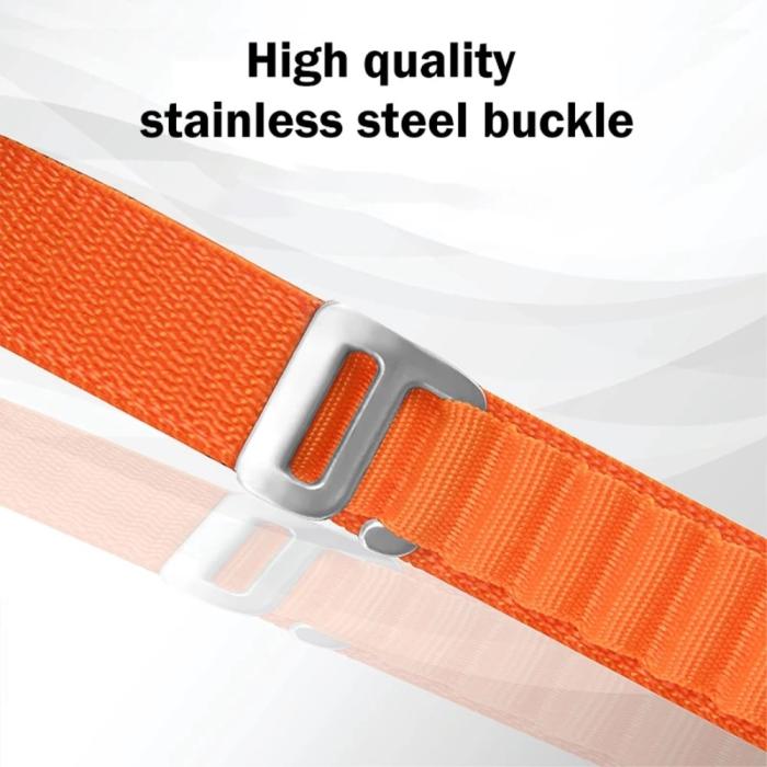Bild 2,  Fitbit Versa 4/Sense 2 Armband Justerbar Nylon Off White - Teknikhallen.se