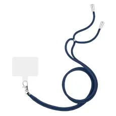  Mobilsn&ouml;re / Mobilhalsband / Mobilh&aring;llare M&ouml;rk Bl&aring; - Teknikhallen.se