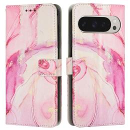 Google Pixel 10 Pro XL / 9 Pro XL Fodral Marmor Roséguld - Teknikhallen.se