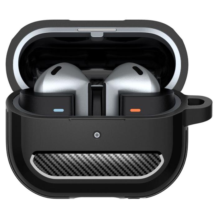 Bild 3, Spigen Spigen Samsung Galaxy Buds 3 / 3 Pro Skal Rugged Armor Matt Svart - Teknikhallen.se