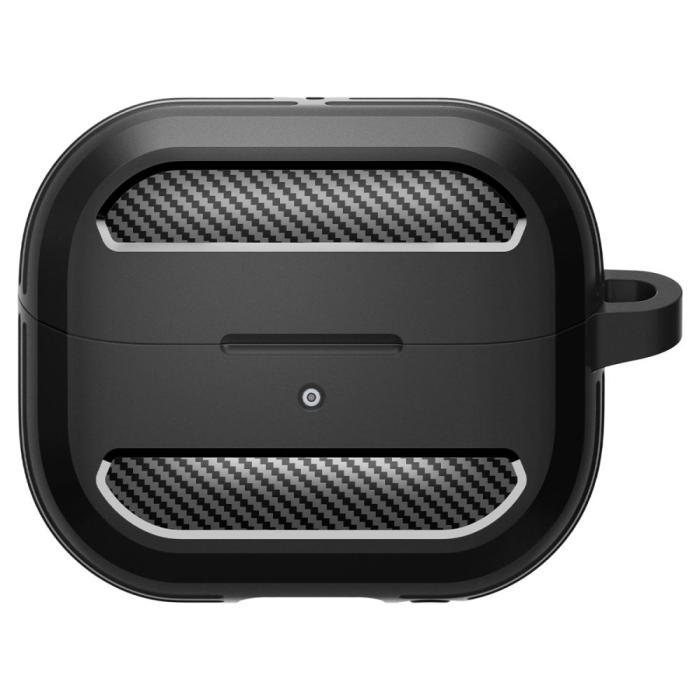 Bild 4, Spigen Spigen Samsung Galaxy Buds 3 / 3 Pro Skal Rugged Armor Matt Svart - Teknikhallen.se