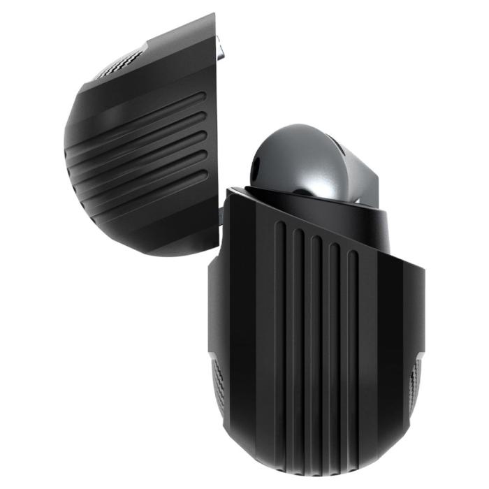 Bild 5, Spigen Spigen Samsung Galaxy Buds 3 / 3 Pro Skal Rugged Armor Matt Svart - Teknikhallen.se