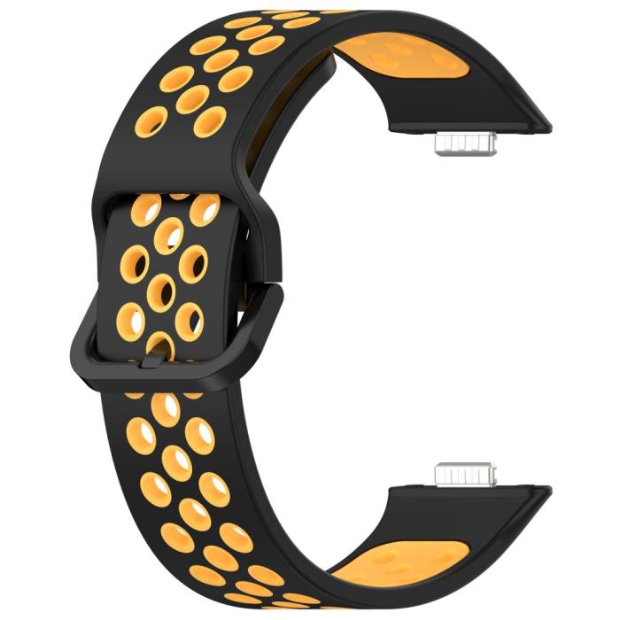 Bild 2,  Huawei Watch Fit 3 Sportarmband Dual-Color Svart/Orange - Teknikhallen.se