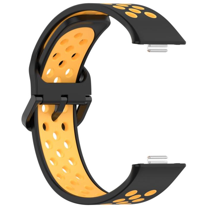 Bild 3,  Huawei Watch Fit 3 Sportarmband Dual-Color Svart/Orange - Teknikhallen.se