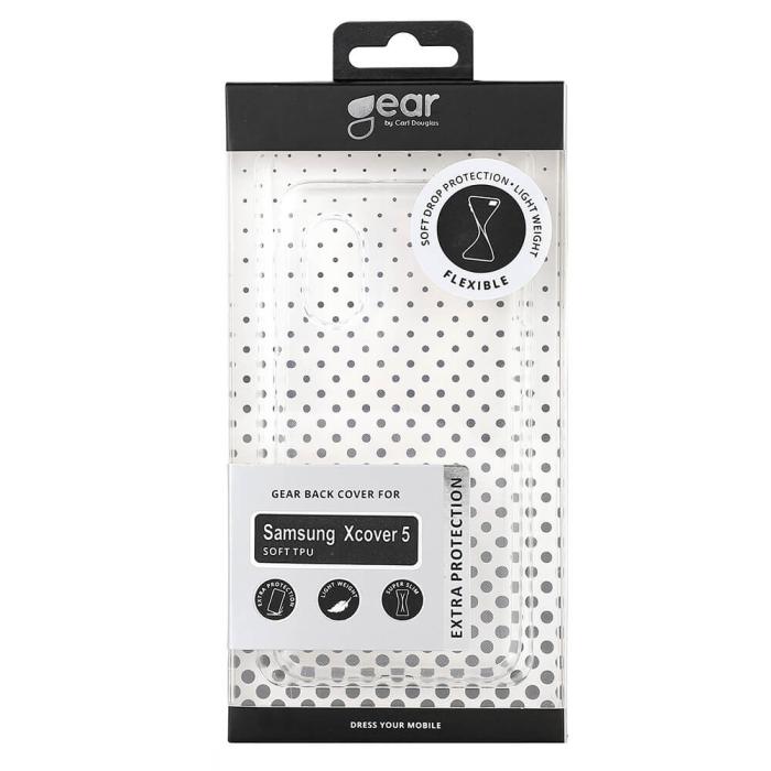 Bild 2, Gear GEAR Samsung Xcover 5 Skal TPU Transparent - Teknikhallen.se