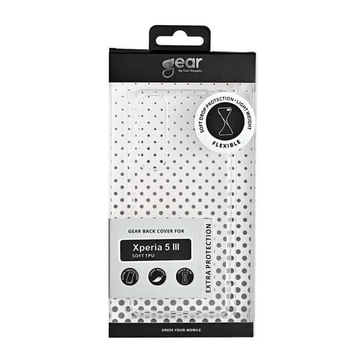 Bild 2, Gear GEAR Sony Xperia 5 III Skal TPU Transparent - Teknikhallen.se