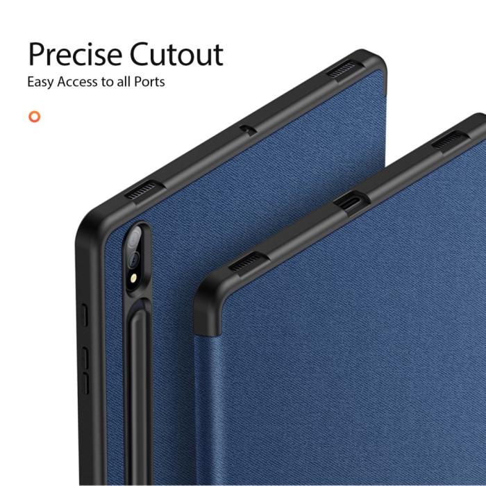 Bild 6, DUX DUCIS DUX DUCIS Galaxy Tab S9 Plus Fodral DOMO Tri-Fold Blå - Teknikhallen.se