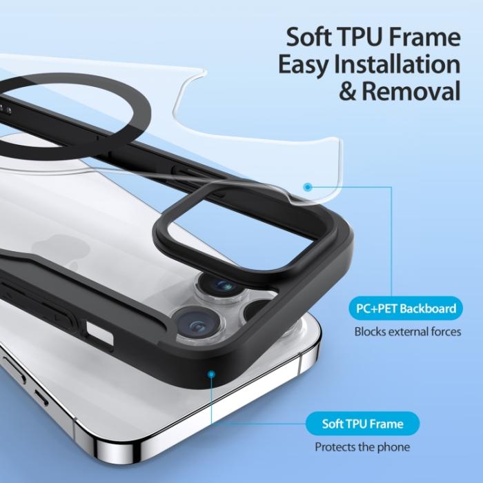 Bild 5, DUX DUCIS DUX DUCIS iPhone 15 Pro Max Fodral MagSafe Skin X Pro - Teknikhallen.se