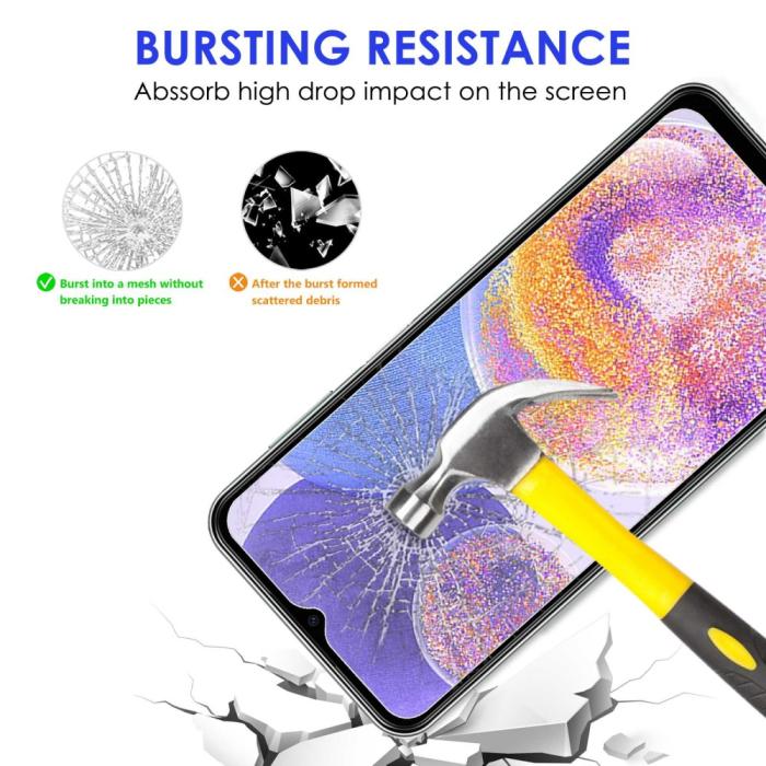 Bild 3,  Samsung Galaxy A23 5G Skärmskydd Härdat Glas - Teknikhallen.se