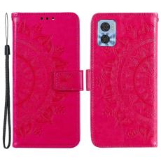  Motorola Moto E22i Fodral Mandala L&auml;der Rosa - Teknikhallen.se
