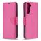  Samsung Galaxy S21 Plus - Litchi Shark Fodral - Rosa - Teknikhallen.se