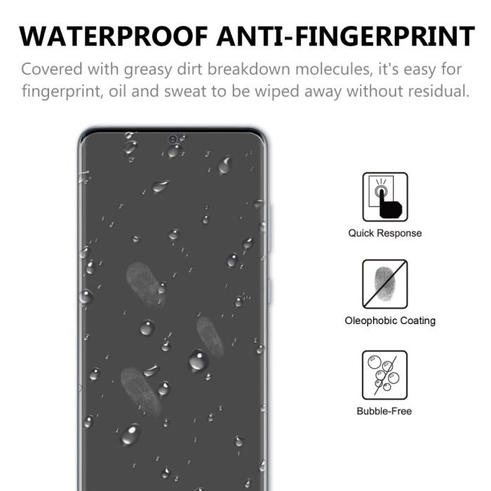 Bild 4,  Samsung Galaxy S20 Plus - Heltäckande Härdat Glas - Teknikhallen.se