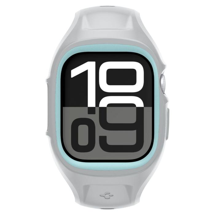 Bild 2, Spigen Spigen Apple Watch 11 / 10 46 mm Skal / Armband Liquid Air Pro Grå - Teknikhallen.se